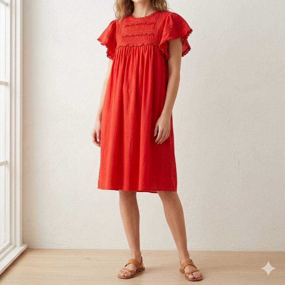 Cato Red Midi Dress